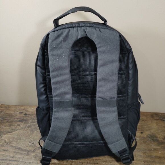 Rivian Backpack Laptop Padded Pockets Adjustable Straps Gray Black *READ - Picture 2 of 13